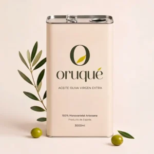 Lata de aceite de oliva virgen extra sin filtrar Oruqué 3000 ml